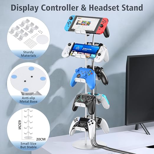 Kytok Gamer Gifts, Headset Stand 5 Tiers - Image 5