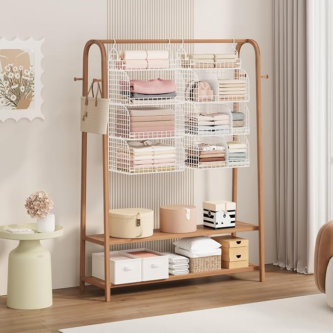 SWTYMIKI Hanging Closet Organizer Storage - Image 2