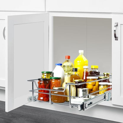 Pull Out Cabinet Organizer 20" W X 22" D, Slide Out Drawers - Image 9