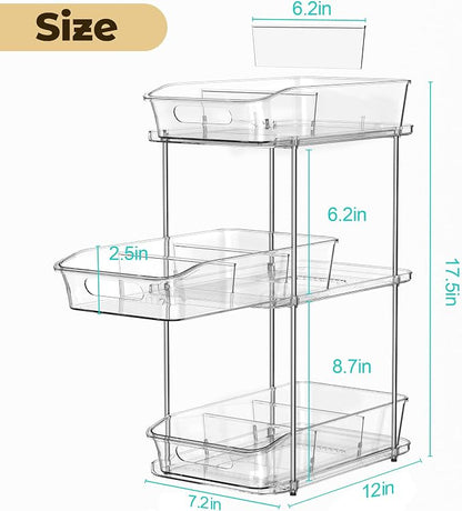 incostar 3 Tier Under Sink Organizer and Storage - Image 2
