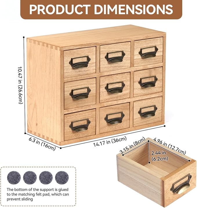 KIRIGEN Wooden Desk Organizer - Image 3