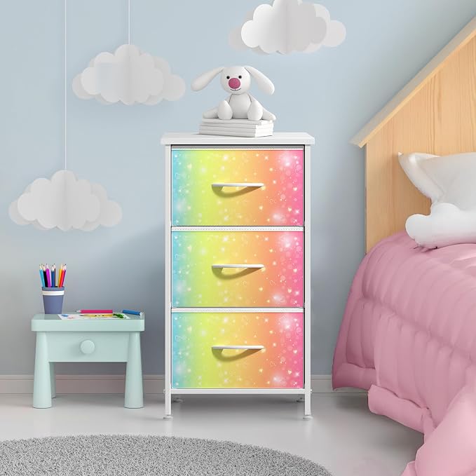 Sorbus Nightstand with 3 Drawers - Image 2