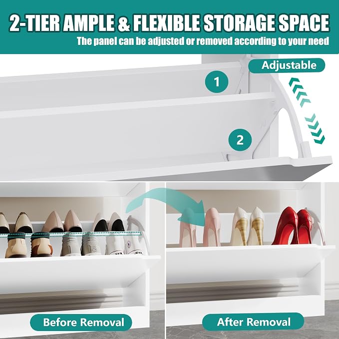 Xixini Shoe Storage Cabinet for Entryway - Image 5