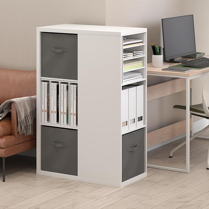 Furinno Viola Book Shelf, 3-Tier Bookshelf, Cube Storage Organizer Bookcase - Image 2