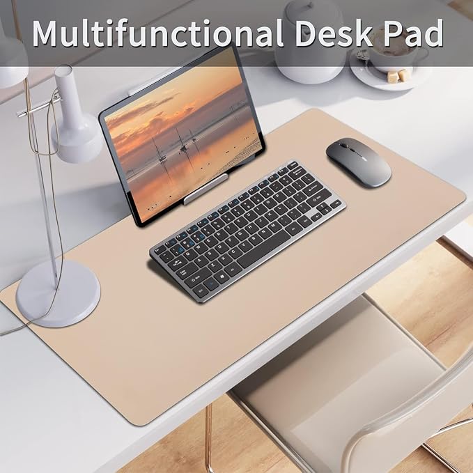 Bloss Leather Desk Mat, Mouse Pad, Waterproof Small Desk Pad, Desk Matt - Image 2