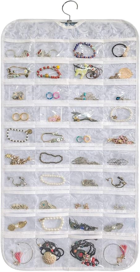 BB Brotrade Hanging Jewelry Organizer, Accessories Organizer, 80 Pocket by BB+Brotrade