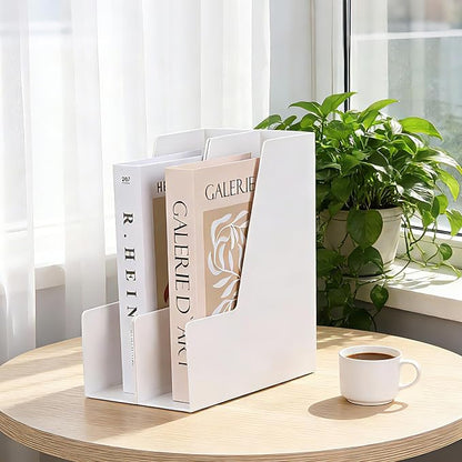 CiWiVOKi Vertical Magazine File Holder, 4 Pack, Notebooks and Paperwork - Image 8