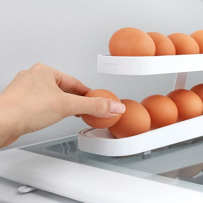YouCopia RollDown™ Egg Dispenser, Space-Saving Rolling Eggs Dispenser and - Image 5