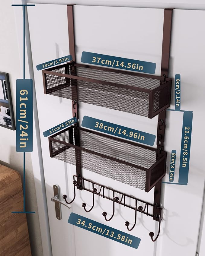 Consumest Over The Door Hooks Organizer - Image 7