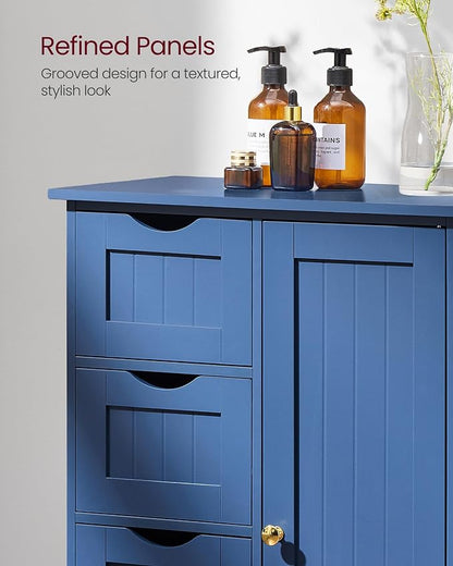 VASAGLE Storage Cabinet with Drawers, Freestanding Floor Cabinet with Door - Image 7