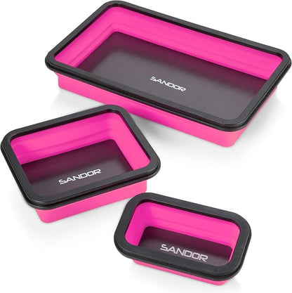 Collapsible Magnetic Parts Tray Set by SANDOR