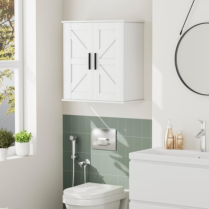 Homleke Bathroom Wall Cabinet, Medicine Cabinet - Image 2