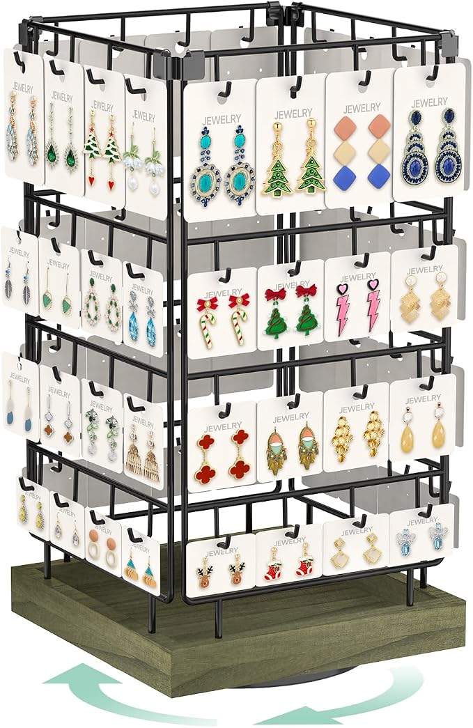 EsLuker.ly Rotating Earring Display Holder Stand by EsLukerly
