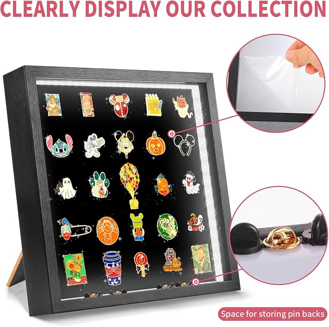 Light Up Pin Display Case – Illuminated Enamel Pin Display Board - Image 5