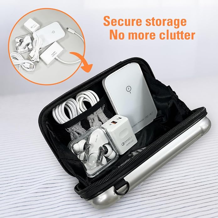 Electronic Gadget Organizer, Anti-shock EVA Protection Carry Bag/Pouch - Image 8