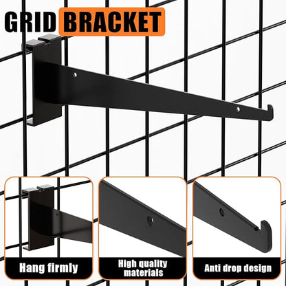 10" Grid Wall Knife Holder Brackets, Grid Wall Accessories - Image 5