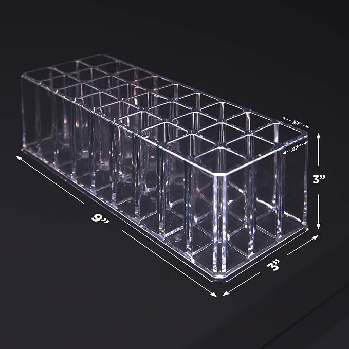 FAJ Eyeshadow Palette Lipgloss Organizers, Acrylic Makeup Holder - Image 5