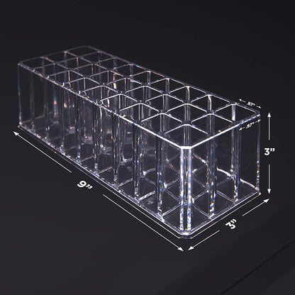 FAJ Eyeshadow Palette Lipgloss Organizers, Acrylic Makeup Holder - Image 5