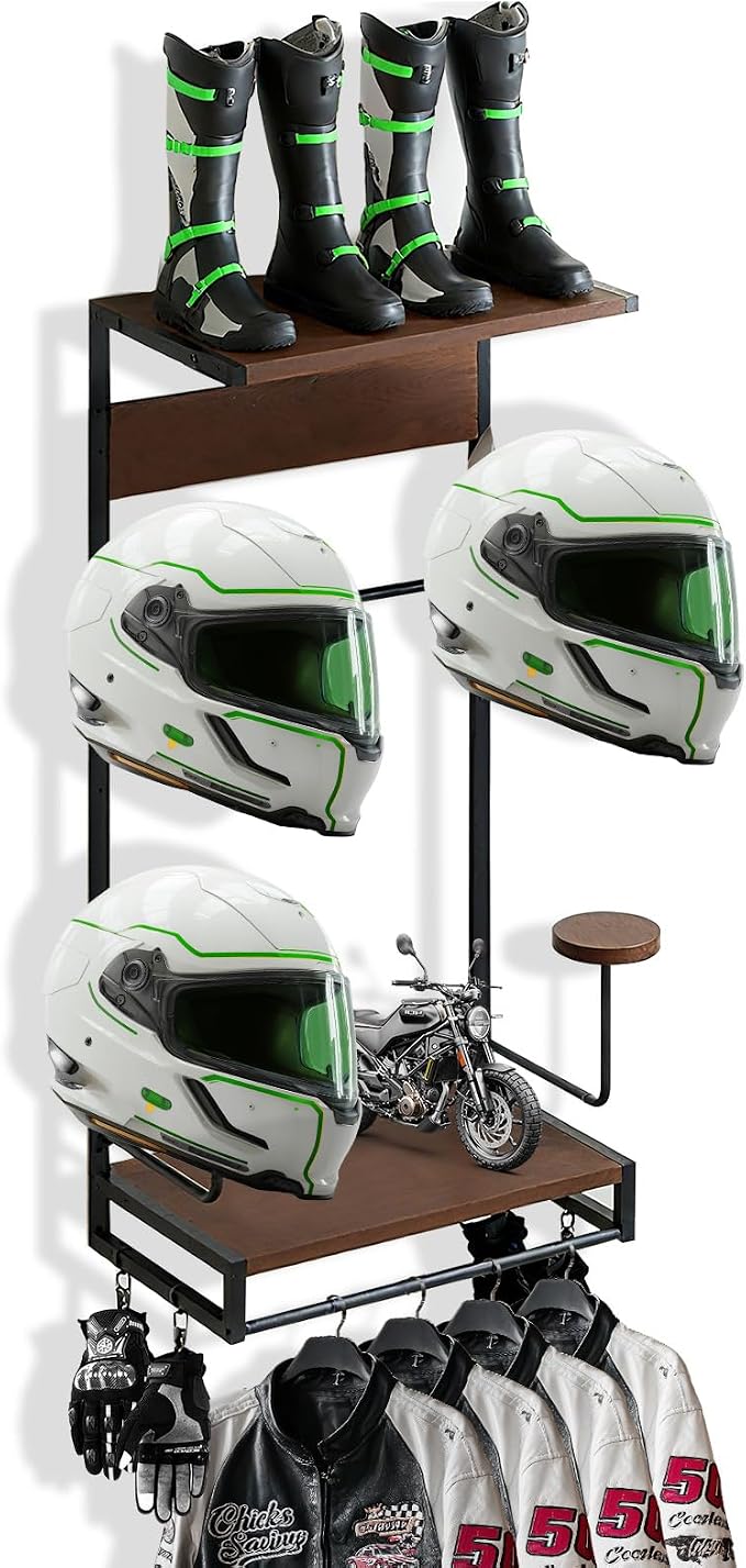EleganceX Motorcycle Helmet Storage by ELEGANCEX