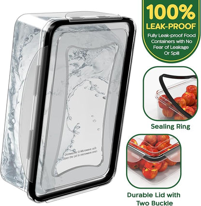 RockBerry 50 Pcs Large Food Storage Containers - Image 3