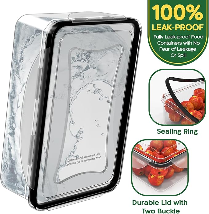 RockBerry 66 Pcs Food Storage Containers - Image 3
