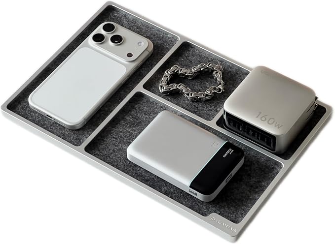 Galaxias Desktop Drawer Storage Tray, Men's Storage Box, Made of Aluminum by Unknown