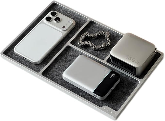 Galaxias Desktop Drawer Storage Tray, Men's Storage Box, Made of Aluminum by Unknown