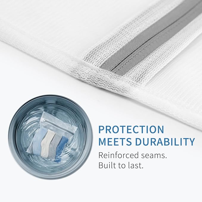 Muchfun 4Pcs Durable Fine Mesh Laundry Bags - Image 6