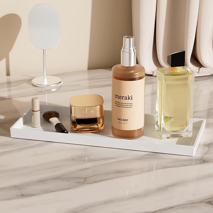 Vanity and Bathroom Tray, Waterproof Vanity Tray - Image 4