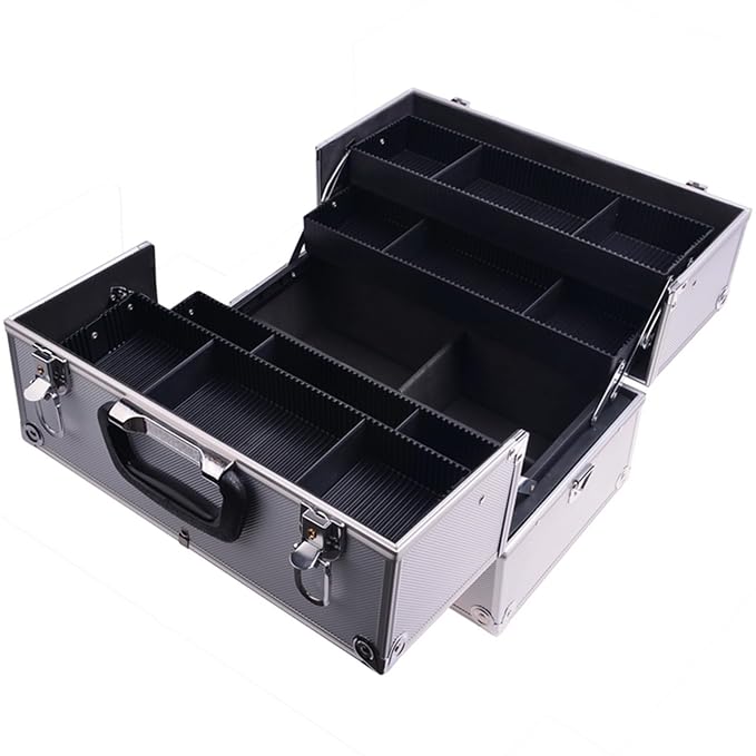 SHANY Essential Pro Makeup Train Case Cosmetic Box Portable Makeup Case - Image 3