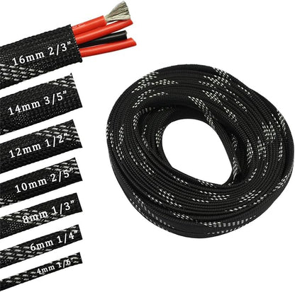 30ft PET Expandable Sleeving Wire Cable Sleeve - Image 6