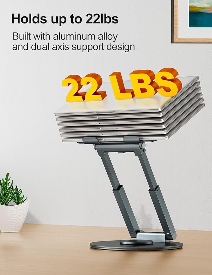 tounee Telescopic Laptop Stand for Desk - Image 6