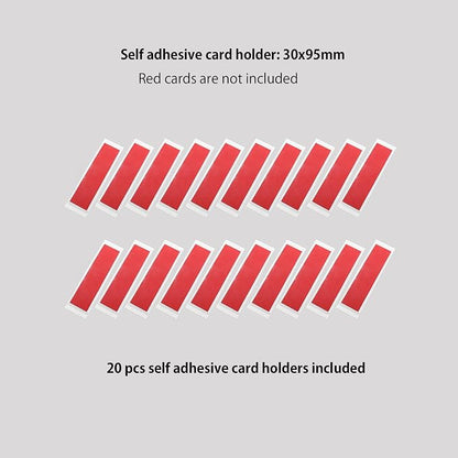 Clear Adhesive Pockets Sleeves, Plastic Self Adhesive Label Holders Pockets - Image 5