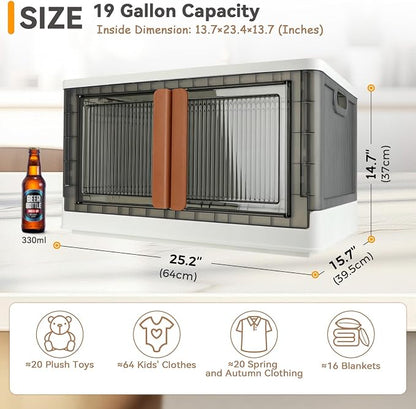 Storage Bin, Cabinet with Lids, Extra Large, Useful Box, 19 Gallon Capacity - Image 2