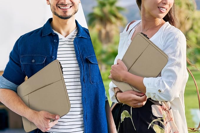 15.6 inch Laptop Sleeve, Shockproof Protective Computer Carrying Cover - Image 7