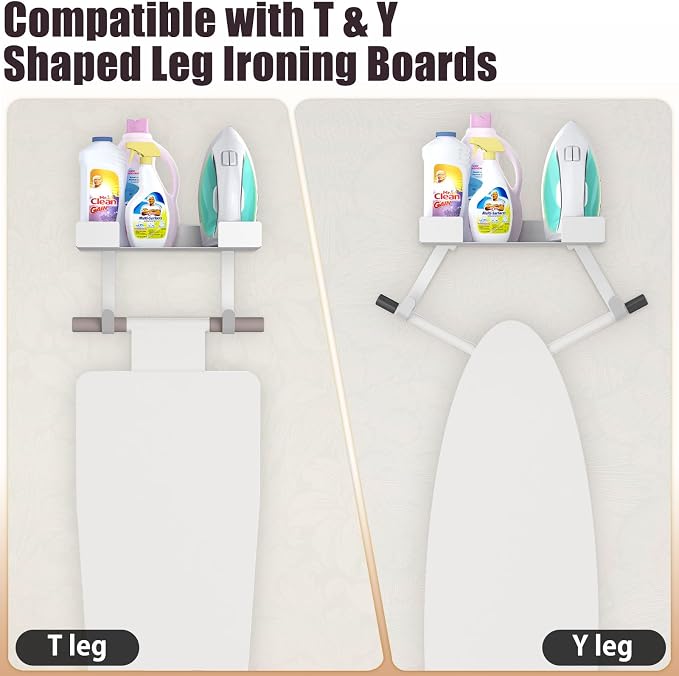 Ironing Board Hanger, Ironing Board Holder Wall Mount, Iron Board Wall Mount - Image 2