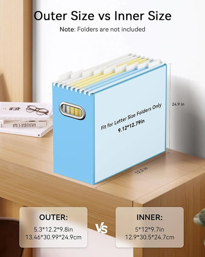 Portable Collapsible Cardboard File Box - Image 2