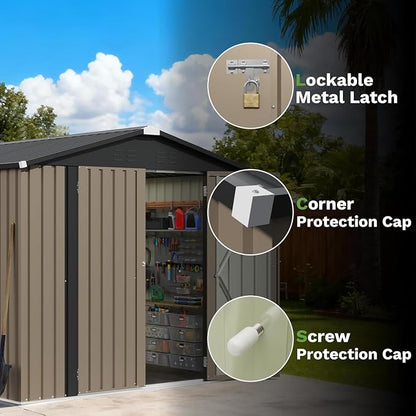 Patiowell 8x8 FT Storage Shed - Image 5