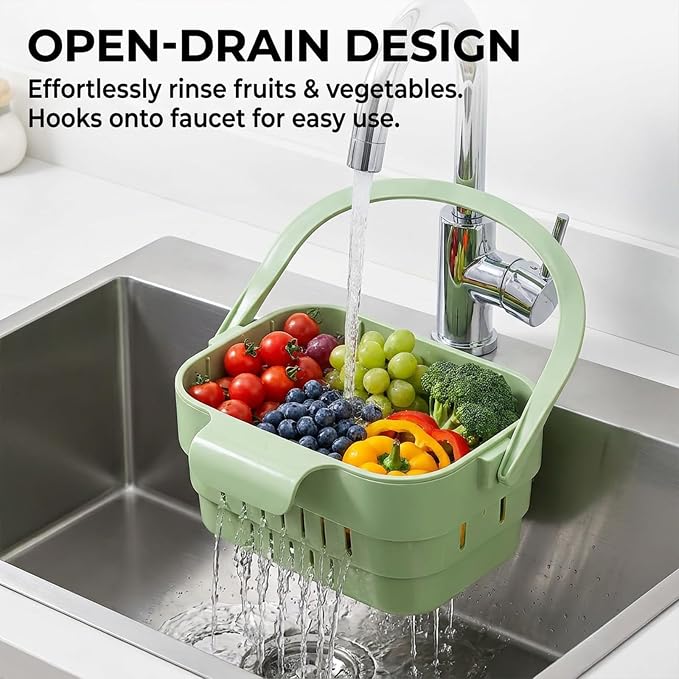 Foldable Hanging Sink Drain Basket, Hanging Sink Drain Basket - Image 3