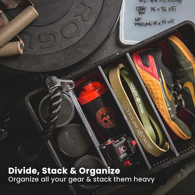 SIDIO Quarter Crate 4 Pack of Stackable Storage Bins - Image 2