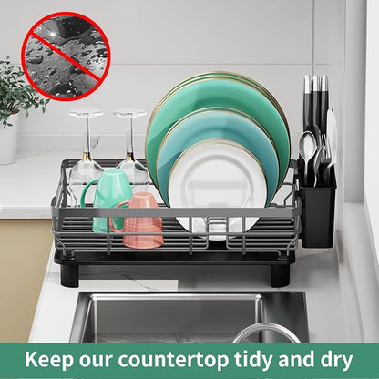MOUKABAL Dish Drying Rack, Dish Rack, Large Dish Racks - Image 6