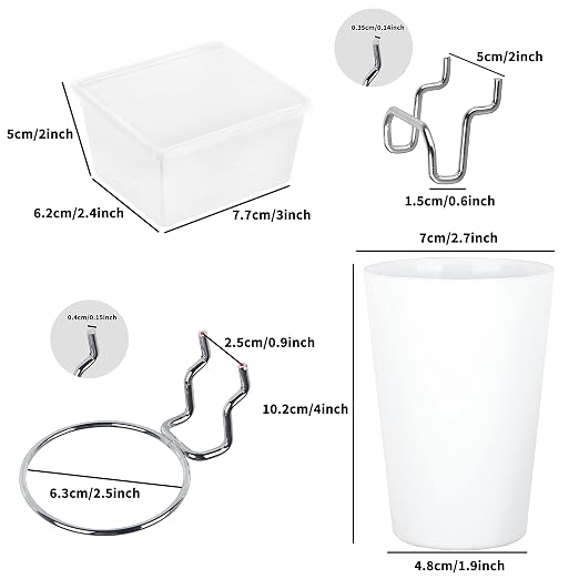 Kuhome 6 Sets Pegboard Bins Cups - Image 5