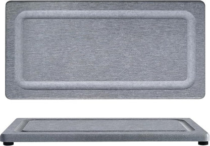 2 PCS Water Absorbing Stone Trays by Unknown