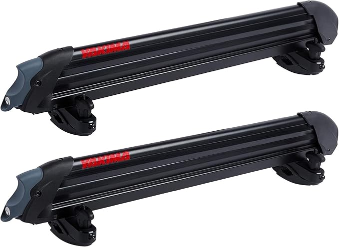 Yakima Ski & Snowboard Car Roof Rack, Fits up to 6 Ski Pairs or 4 Boards by Unknown