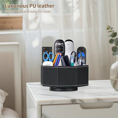 Remote Control Holder, Swivel 9 Rooms Desk Organizer and Decorations - Image 4