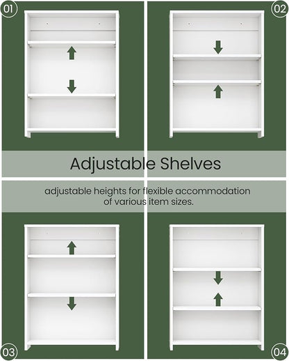 Bathroom Medicine Mirror Cabinet, 17.7'' x 23.6'', Wall-Mounted Bathroom Vanity - Image 6