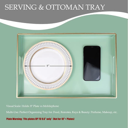 Spsyrine Green Decorative Serving Tray - Image 4