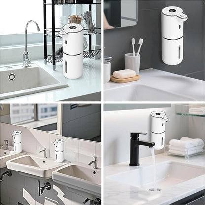 2 Pack Automatic Liquid Soap Dispenser Touchless, USB Rechargeable Smart Hand - Image 7