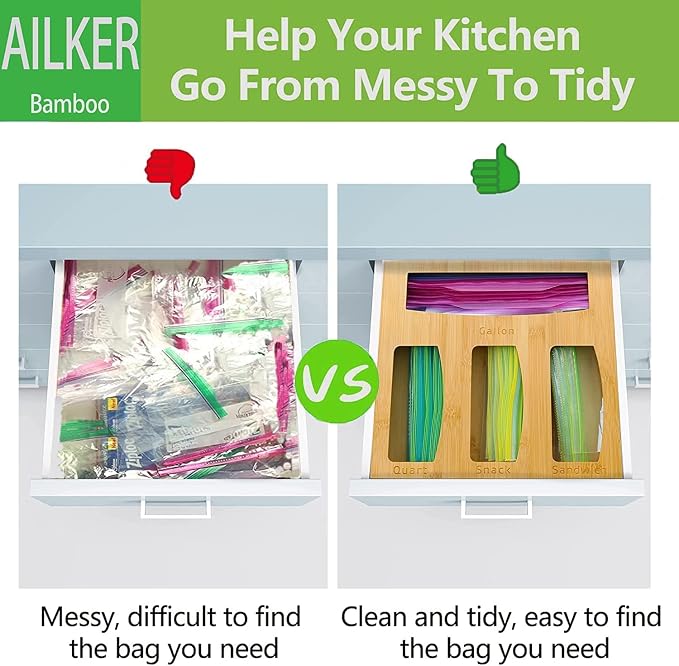 Food Ziplock Bag Storage Organizer - Image 6
