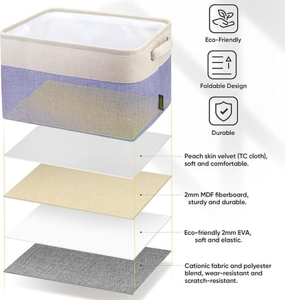 BALEINE 2 Pack Fabric Storage Bins - Image 7